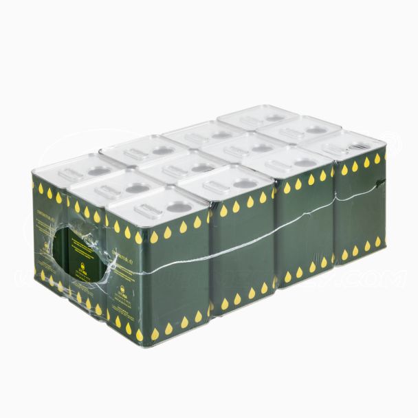 Offerta 12 pezzi Latta Rettangolare Lt 3 h 260mm per olio con tappo stagna tanica STI