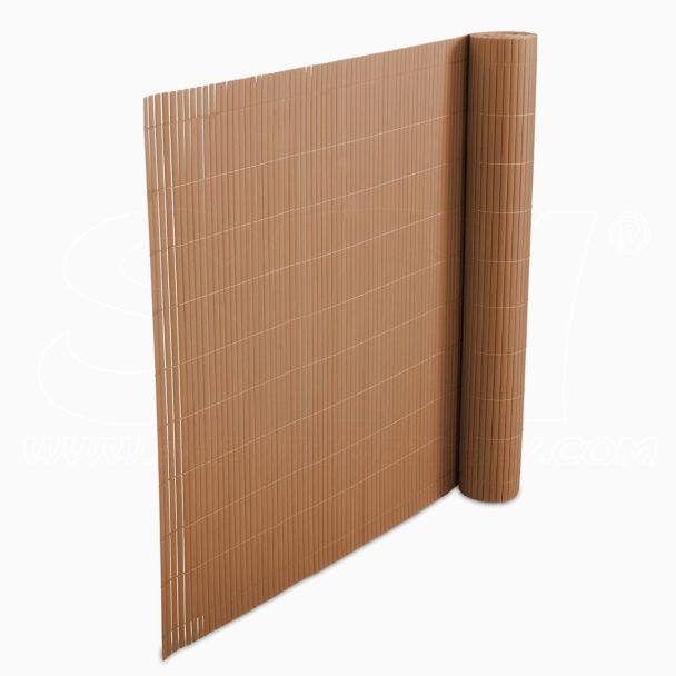 Canniccio Arella piccola 100X300cm Marrone PVC plastica recinzioni giardino STI