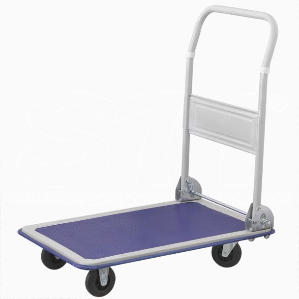 Carrello Piattaforma 47x68x84cm Medio Portatutto Richiudibile Antisdrucciolo Acciaio portata 150 KG STI 