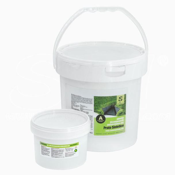 Colla Poliuretanica Bicomponente per Prato Sintetico parquet legno conf. 5 kg
