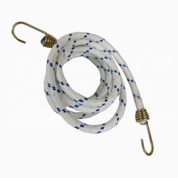 Corda Treccia 20 metri compresa di 2 Ganci Bianca