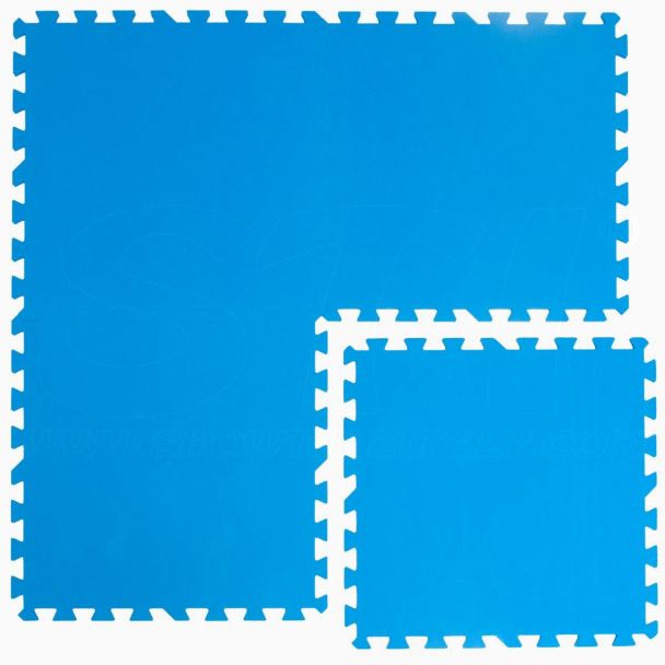 Tapis Puzzle Eva Blue House Mat Gym Pool Game 0.4 50x50 24pcs 6 Septembre de m²