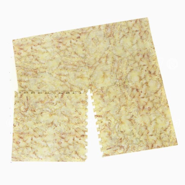 Tappeto Puzzle Eva Effetto Marmo tappetino gioco palestra casa set 60x60 8pcs 2.88 mq sp.1cm 