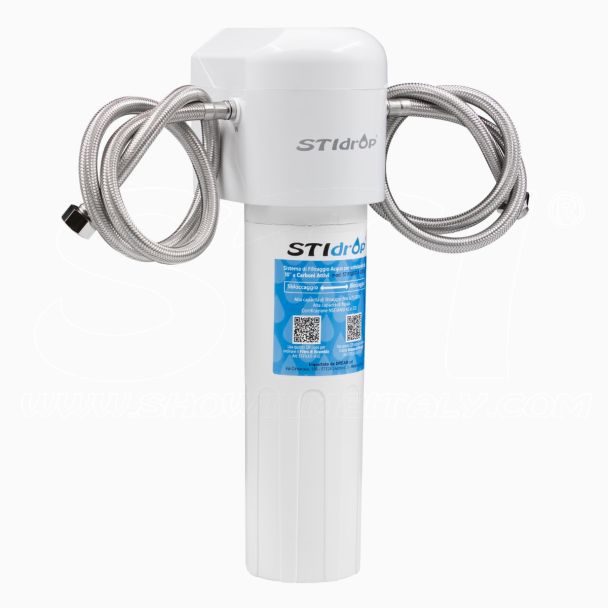 Sistema di Filtrazione Acqua a Carboni attivi  per sottolavello barca camper Pure Easy 75K 10”