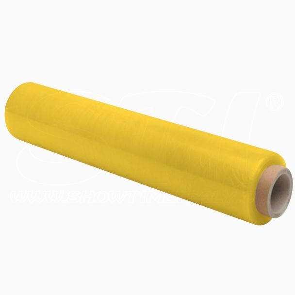Film Estensibile Giallo manuale pellicola 1 rotolo 2.2kg 500mm 30 my micron bobina fascia pallet STI