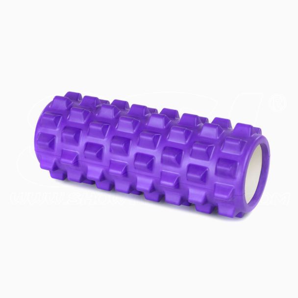 Yoga Foam Roller Rullo in EVA 33cm Benessere Fitness Viola