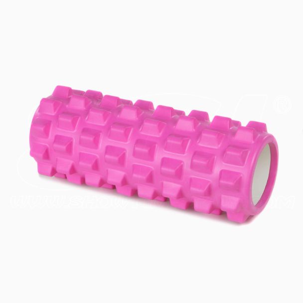 Yoga Foam Roller Rullo in EVA 33cm Benessere Fitness Fucsia