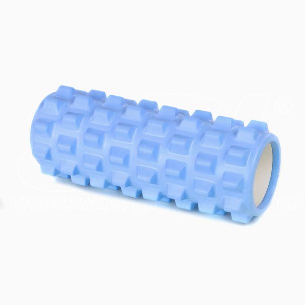 Yoga Foam Roller Rullo in EVA 33cm Benessere Fitness Celeste