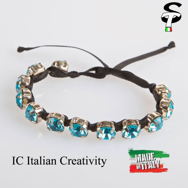 Bracciale Virtuoso made in italy IC Acquamarina