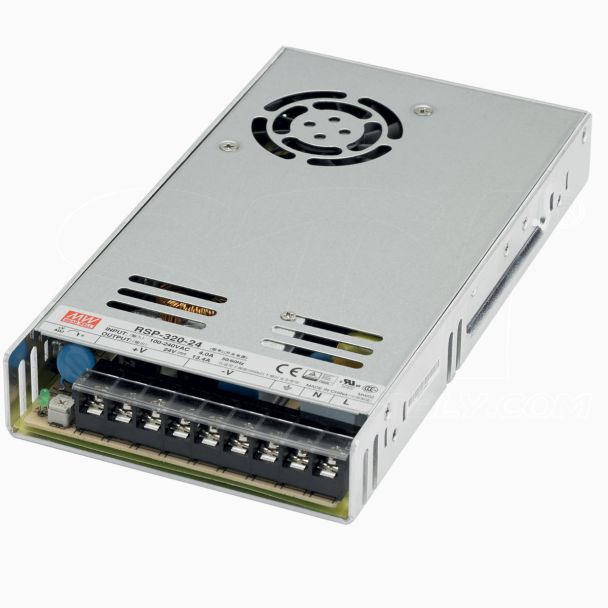 Alimentatore Professionale Meanwell 320W DC 24V 13A RSP-320-24 5 Anni garanzia
