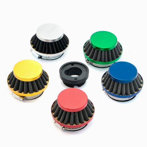 Filtro a Fungo 45mm + Adattatore per Carburatore Standard Minimoto Cross Quad
