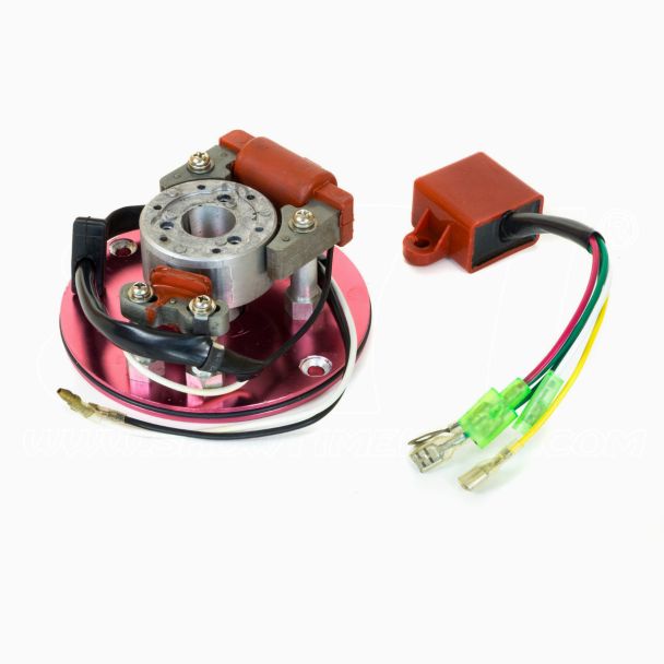 Rotore racing per pitbike Kitaco replica rosso + Centralina
