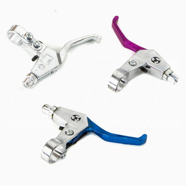 Leve Freno 2 Dita per Minimoto Motard MTB Completamente in Alluminio