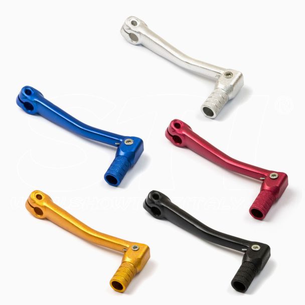 Leva Cambio Pitbike Anodizzata Pieghevole Vari Colori