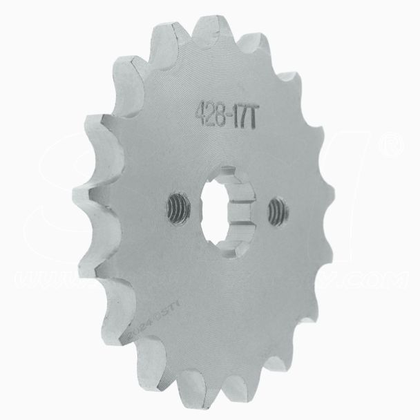 STI Pignone Anteriore per catena 428 Ø17mm 17 denti per 50cc 70cc 90cc 110cc 125cc 140cc 150cc 160cc Dirt Pit Bike Mini Bike ATV Quad