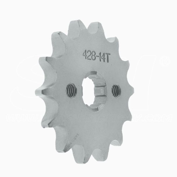 STI Pignone Anteriore per catena 428 Ø20mm 14 denti per 50cc 70cc 90cc 110cc 125cc 140cc 150cc 160cc Dirt Pit Bike Mini Bike ATV Quad