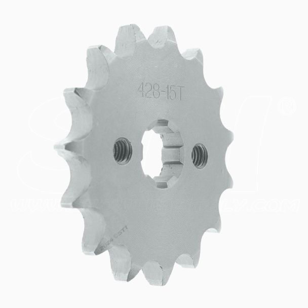 STI Pignone Anteriore per catena 428 Ø20mm 15 denti per 50cc 70cc 90cc 110cc 125cc 140cc 150cc 160cc Dirt Pit Bike Mini Bike ATV Quad