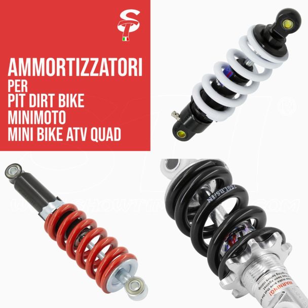 Ammortizzatori per Minimioto Pitbike Cross Quad ATV