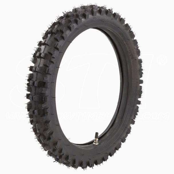 Gomma 60/100-14” (2.50-14") Anteriore Moto Cross per Pitbike compresa camera d'aria