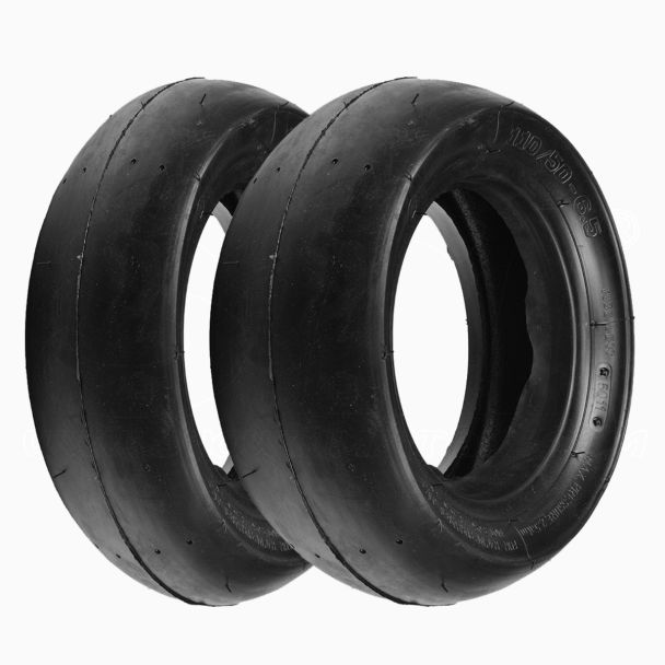Treno di Gomme Slick 6,5” 90x6,5+110x6,5 Ant+Post per minimoto