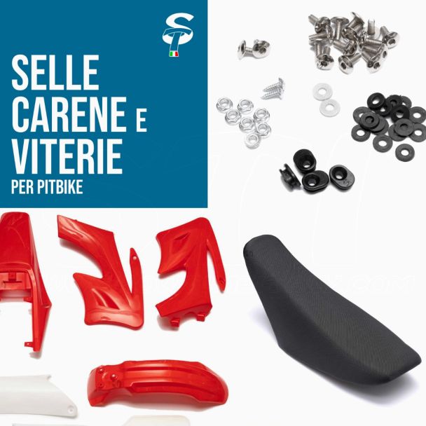 Carene e Selle per Pitbike