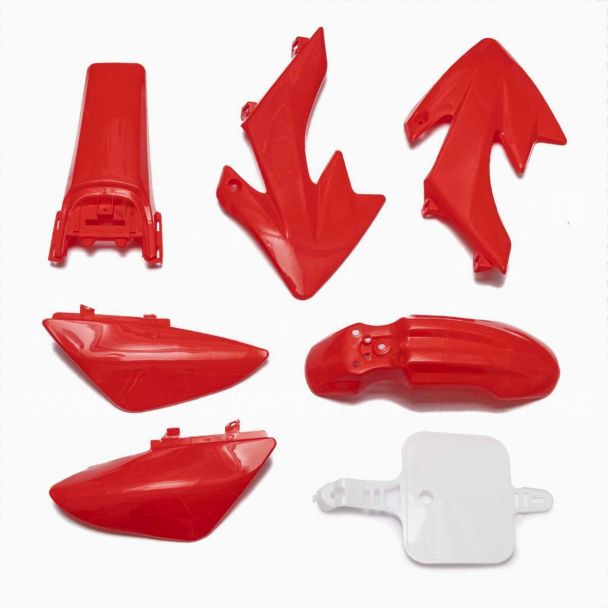 Carena Plastiche Pitbike Moto CRF 50 Rossa