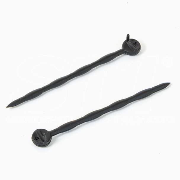 Ago per teli rete raccolta olive in pvc a testa tonda 250pz colore nero