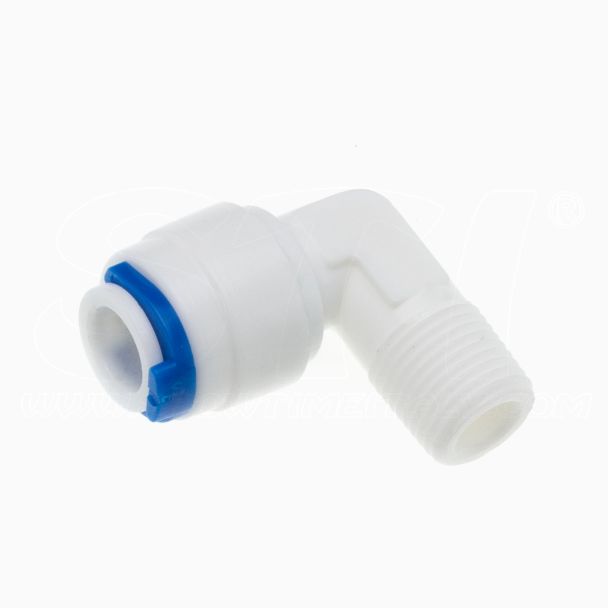 Connettore a Gomito Fast 1/4” F - Filetto 1/8” M