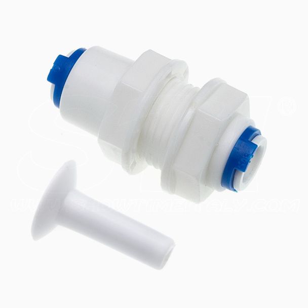 Connettore Manicotto Passante Fast 1/4” F – Fast 1/4” F Diametro vite 16,5mm