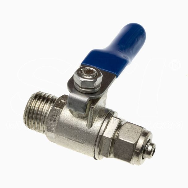 Valvola in metallo IN Filetto 1/4” M OUT Fast 1/4” F per Acqua Osmosi inversa