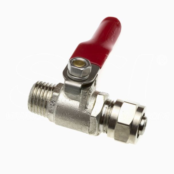 Valvola in metallo IN Filetto 3/8” M OUT Fast 1/4” F per Acqua Osmosi inversa