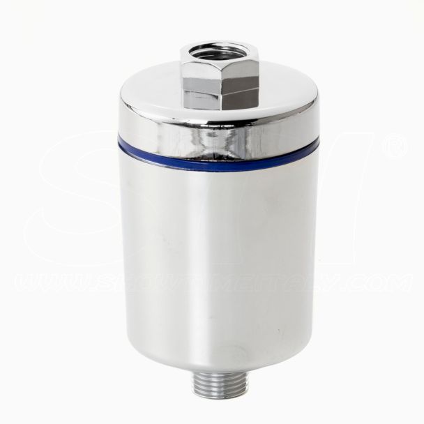 Filtro per doccia cromato KDF Solfato di Calcio e Ceramiche e magneti Modello 2