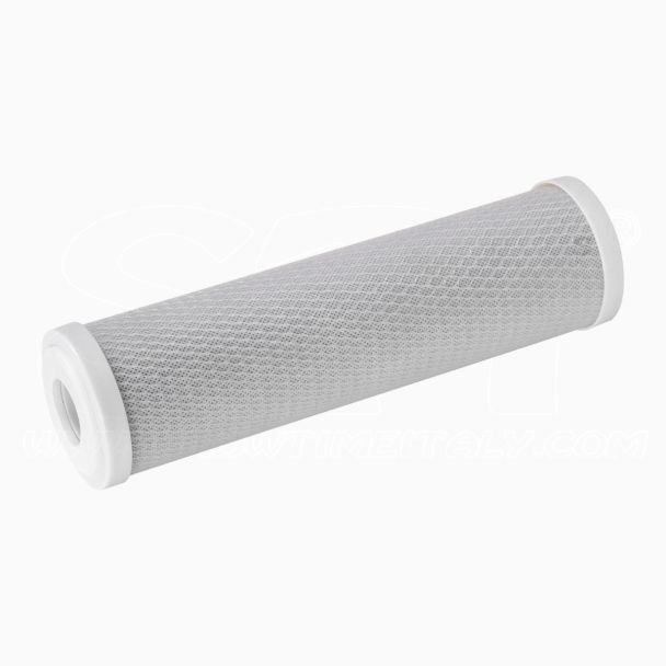 Cartuccia Filtro a Carboni Attivi in Blocco per portafiltro da 10” x 2,5" CTO