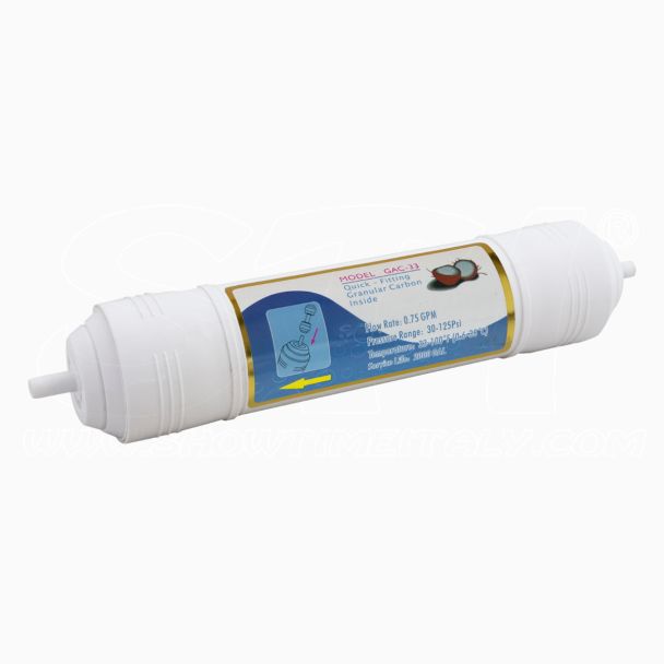 Cartuccia Filtro a Carboni Attivi in Granuli GAC33 attacco fast da 3/8”