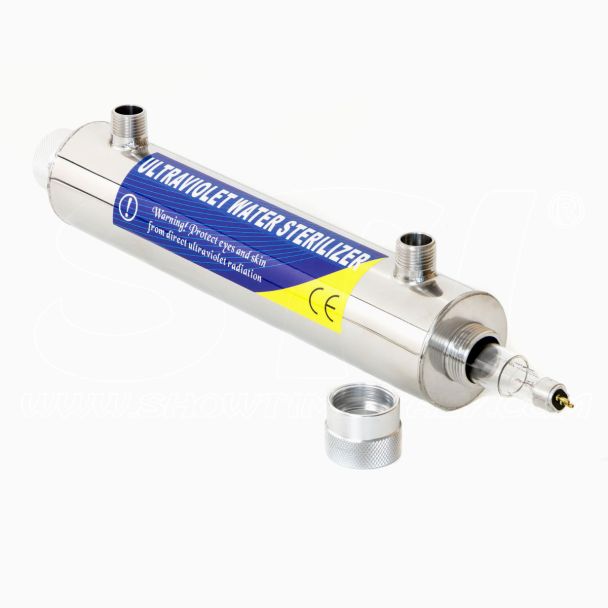 STI Lampada UV Germicida Acqua 16W con tubo  Philips in  INOX STI Completa