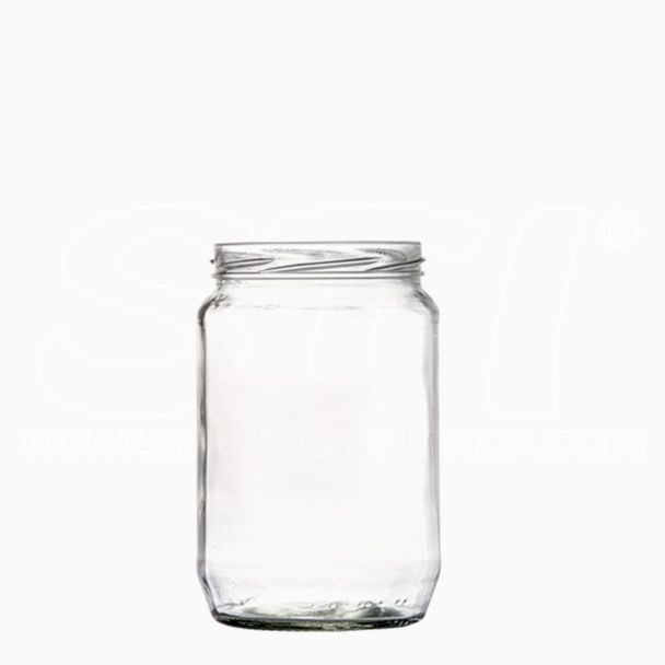 Vaso Tondo 212ml in Vetro diam.63 per conserve e marmellate 6 pz