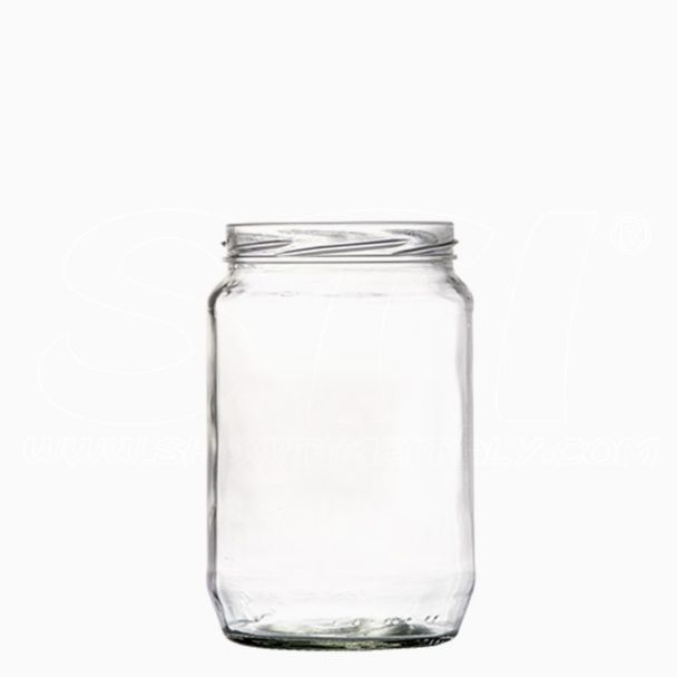 Vaso Tondo 314ml in Vetro diam.63 per conserve e marmellate 6 pz