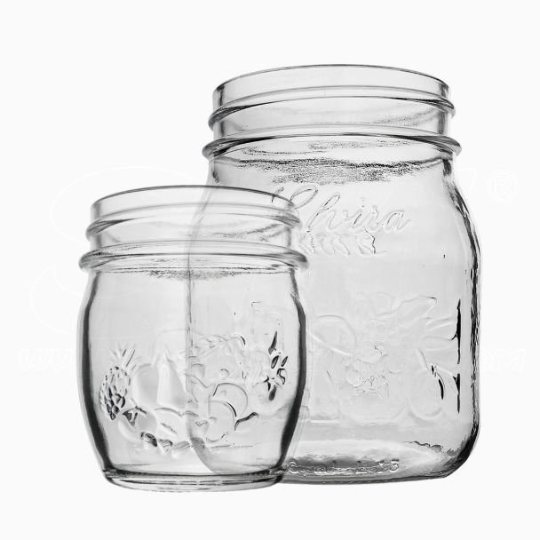 Vaso Fiocco/Elvira Sottovuoto Tappo a Vite versione “VEDI e SENTI” 6 pz