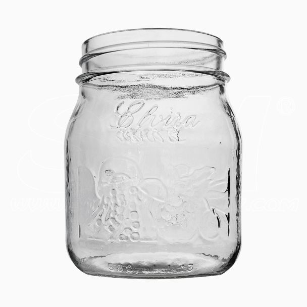 Vaso Fiocco/Elvira 580ml Sottovuoto diam.77 a Vite versione “VEDI e SENTI” 6 pz