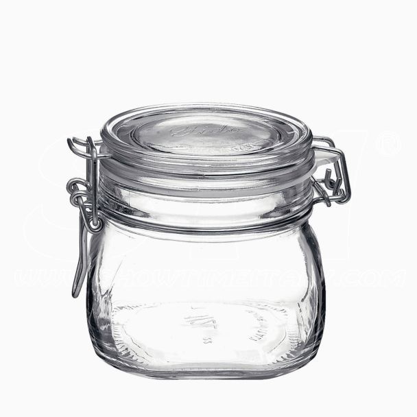 Vaso Fido Ermetico 500ml BORMIOLI in Vetro per conservazione alimenti