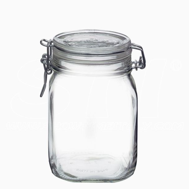 Vaso Fido Ermetico 1000ml BORMIOLI in Vetro per conservazione alimenti
