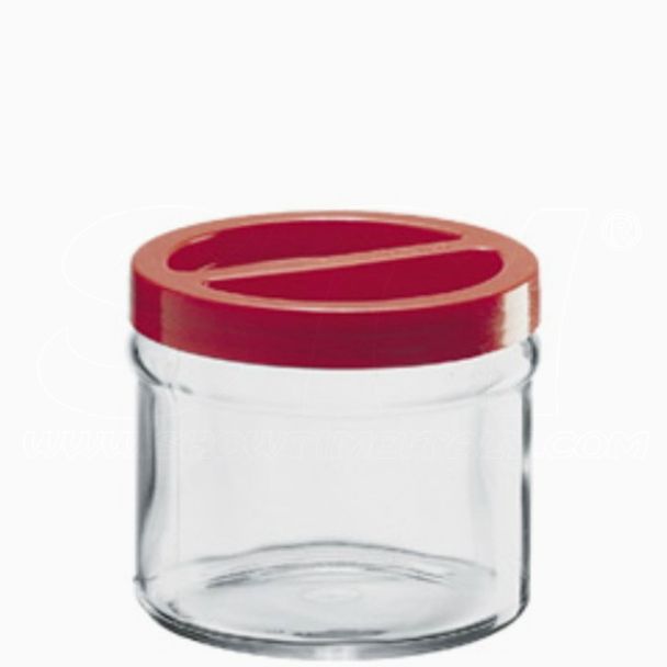 Vaso Ortes Borgonovo in Vetro Tappo a Vite 2,5 Lt conservazione alimenti sottolio