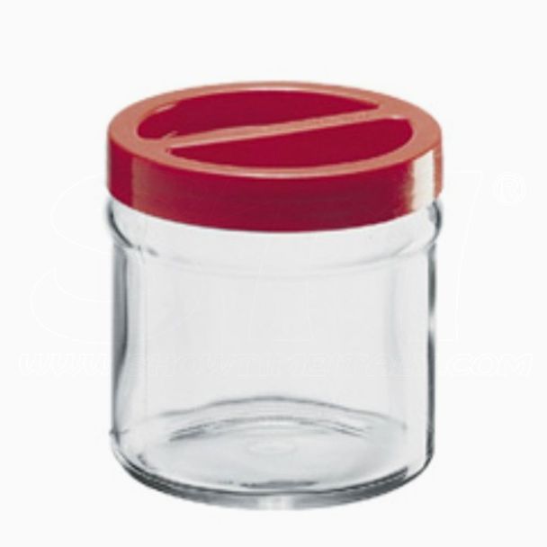 Vaso Ortes Borgonovo in Vetro Tappo a Vite 3,5 Lt conservazione alimenti sottolio