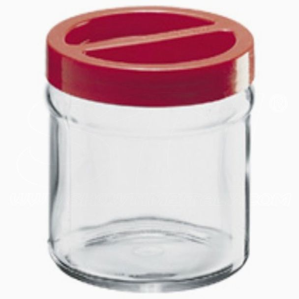 Vaso Ortes Borgonovo in Vetro Tappo a Vite 5 Lt conservazione alimenti sottolio