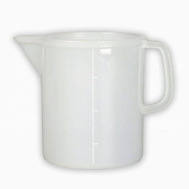 Caraffa dosatrice rigida in polietilene hd 2 Lt graduata professionale antigoccia