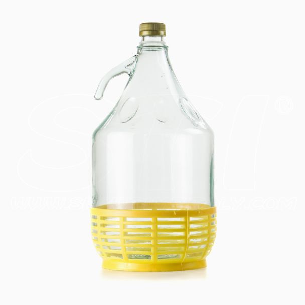 Dama Toscana Lt 5 con veste in plastica e tappo a vite 