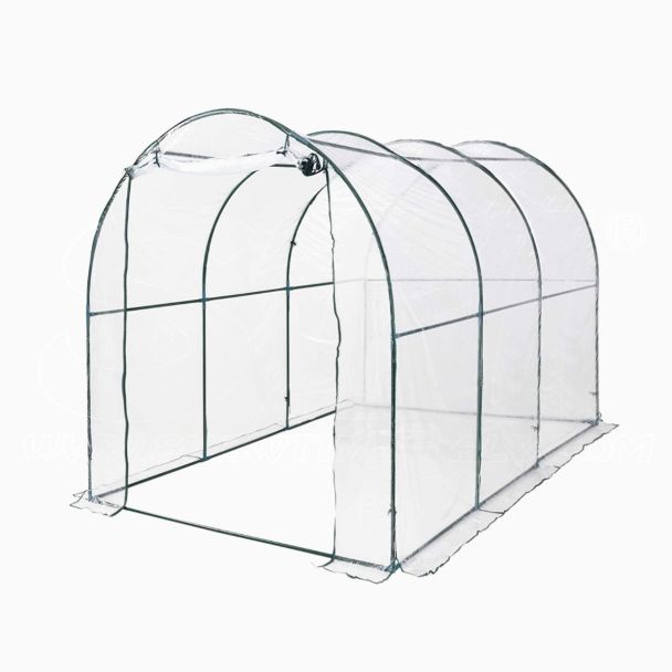 Serra 200x300x175cm da Orto da giardino per coltivazione piante domestica metallo e PVC