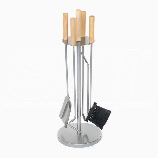 H71 sirviente chimenea Accesorios de chimenea de madera 4pz