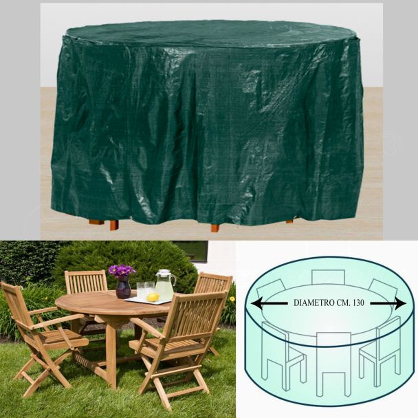 Telo Copritavolo Rettangolare Colore Verde NR11 210x160cm Altezza 90cm TagliaM