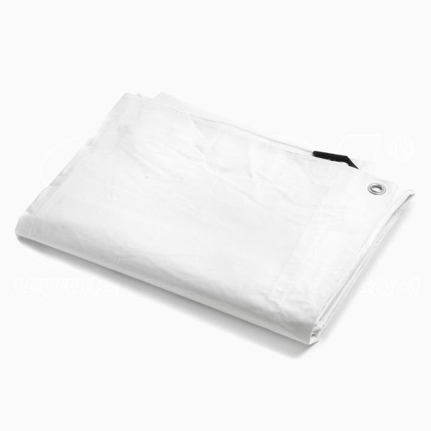 Telo PVC ULTRA 260gr occhiellato copertura impermeabile esterni Bianco 2,5X5m 